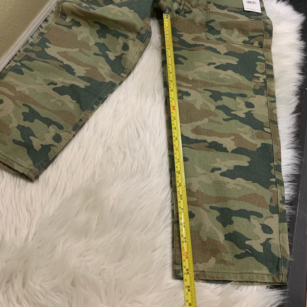 NWT/Free people Remy Camo Printed Capri/27 - Picture 6 of 11